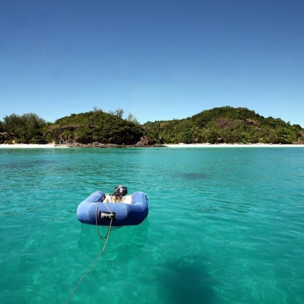 tender del catamarano in madagascar