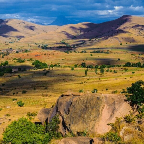 Giochi di luce e ombre sulla savana in Madagascar